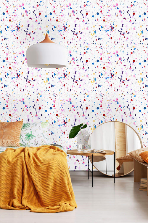 Watercolour Brush Stains Wallpaper