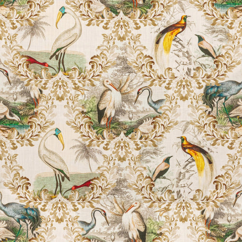 Shower Curtain in Wayward Natural Bird Toile