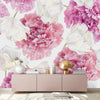 Contemporary Gentle Pink Flowers Wallpaper Vogue
