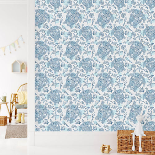 Modish Turtles Wallpaper Tasteful