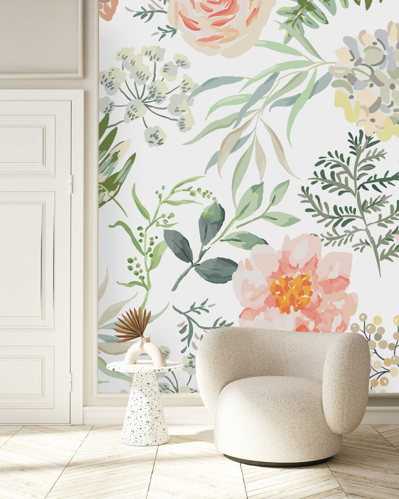 Light Floral Wallpaper
