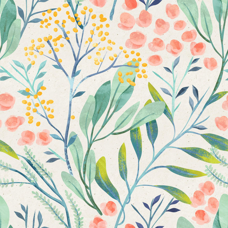 Wild Leaves Wallpaper