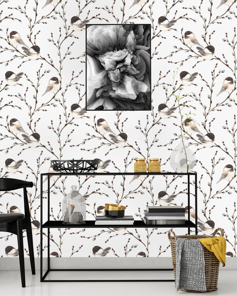 Winter Birds Wallpaper