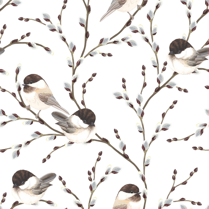 Winter Birds Wallpaper
