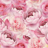 Pink Roses and Peonies Wallpaper