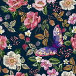 Berries and Flowers Wallpaper