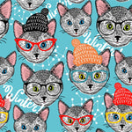 Contemporary Cats Wallpaper Fashionable