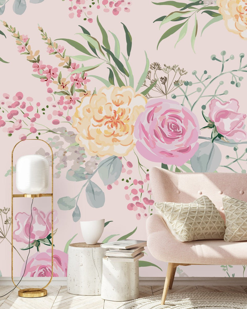 Gentle Floral Wallpaper