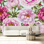 Large Pink Flowers Wallpaper