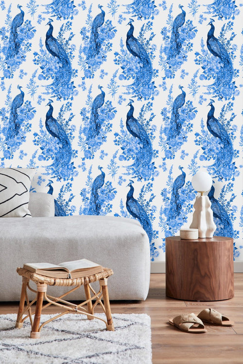 Botanical Vintage Leaves Wallpaper