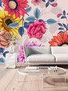 Brightly Field's Flowers Wallpaper