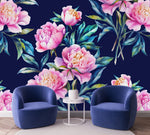 Elegant Pink Peonies Wallpaper