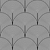 Black and White Geometrical Wallpaper