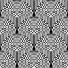 Black and White Geometrical Wallpaper