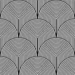 Black and White Geometrical Wallpaper