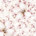 Beige Floral Wallpaper