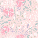 Pink Floral Wallpaper