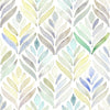 Watercolor Shapes of Leaves Wallpaper