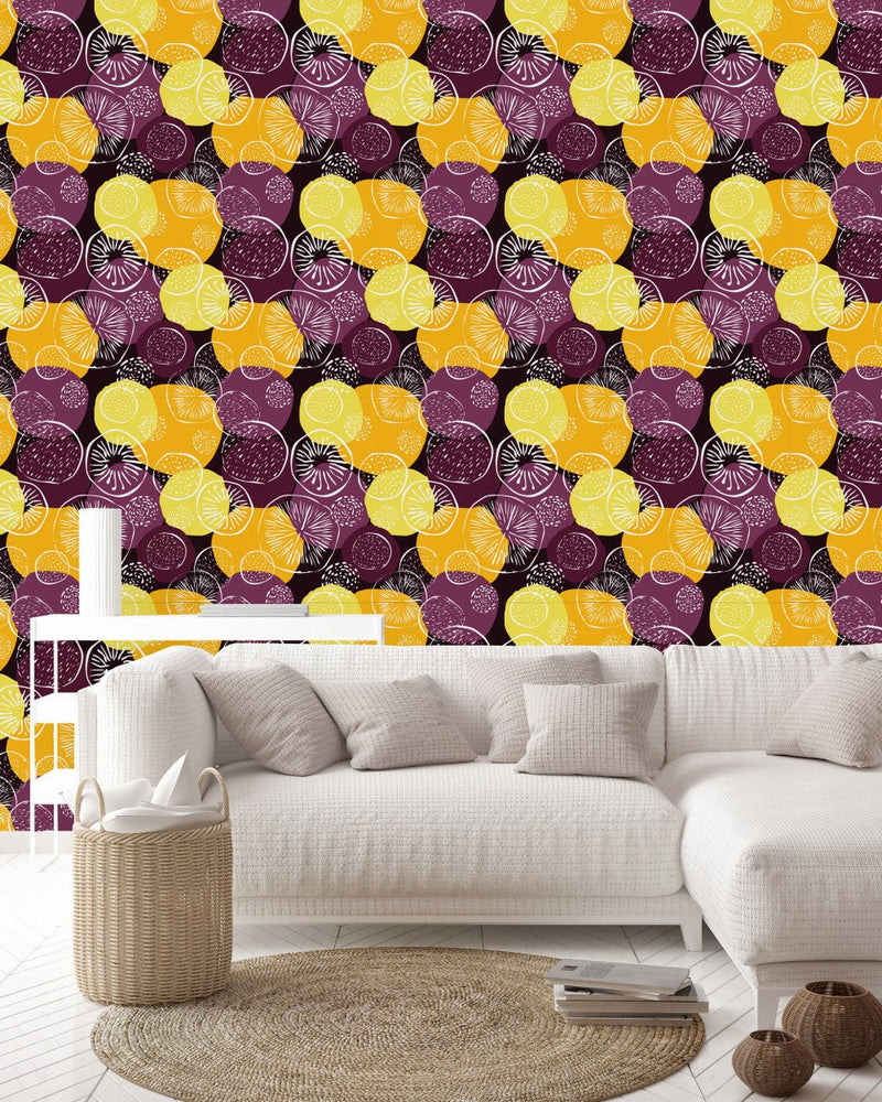 Brightly Circle Pattern Wallpaper