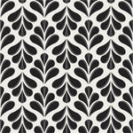 White Wallpaper with Abstract Design