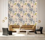 Colibri and Flowers Wallpaper