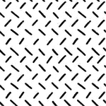 White Wallpaper with Black Dashes