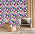 Voguish Multicolored Pattern Wallpaper