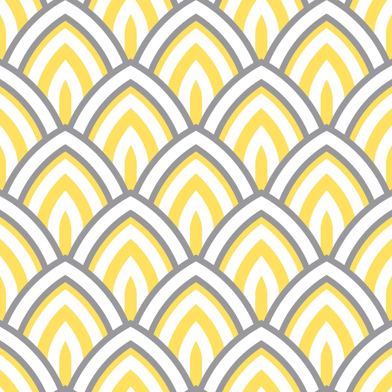 Yellow Geometric Wallpaper
