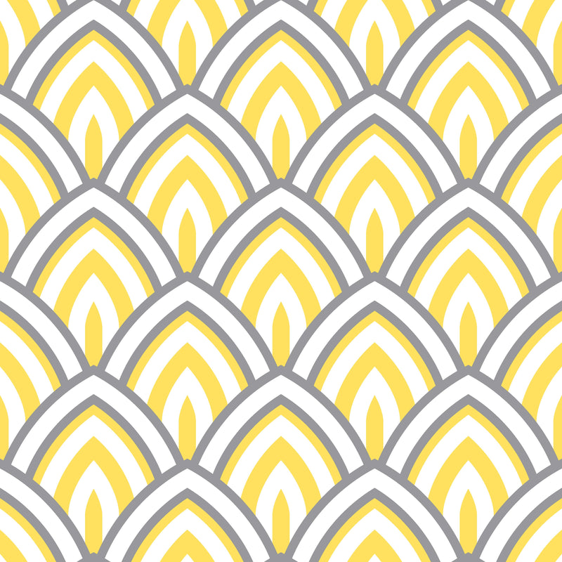 Yellow Geometric Wallpaper