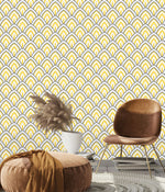 Yellow Geometric Wallpaper