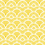 Yellow Scallops Wallpaper