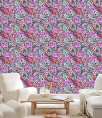 Brightly Vintage Floral Wallpaper