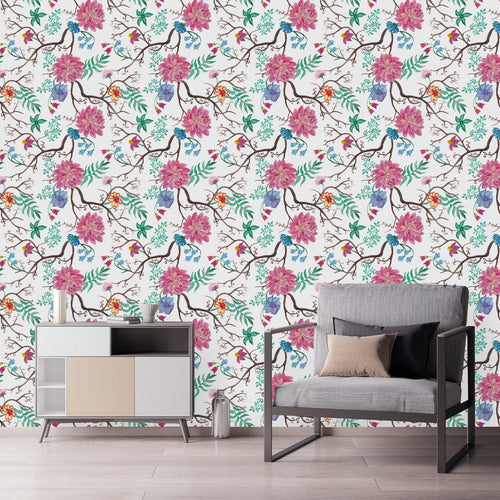 Fashionable Tree Branches Wallpaper Smart