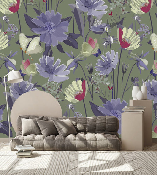 Light Purple Flowers Wallpaper