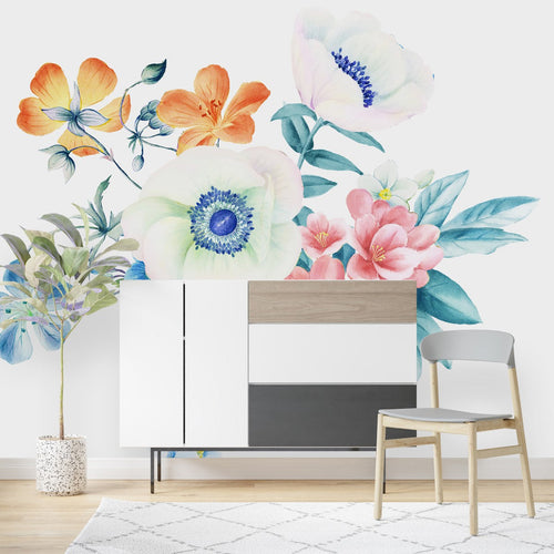 Blue Flowers Wallpaper