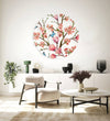 Spring Tree Printed Transparent Acrylic Circle