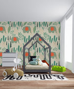 Elephant Pattern Wallpaper