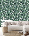 Green Palm Leaves Wallpaper Smart Quality