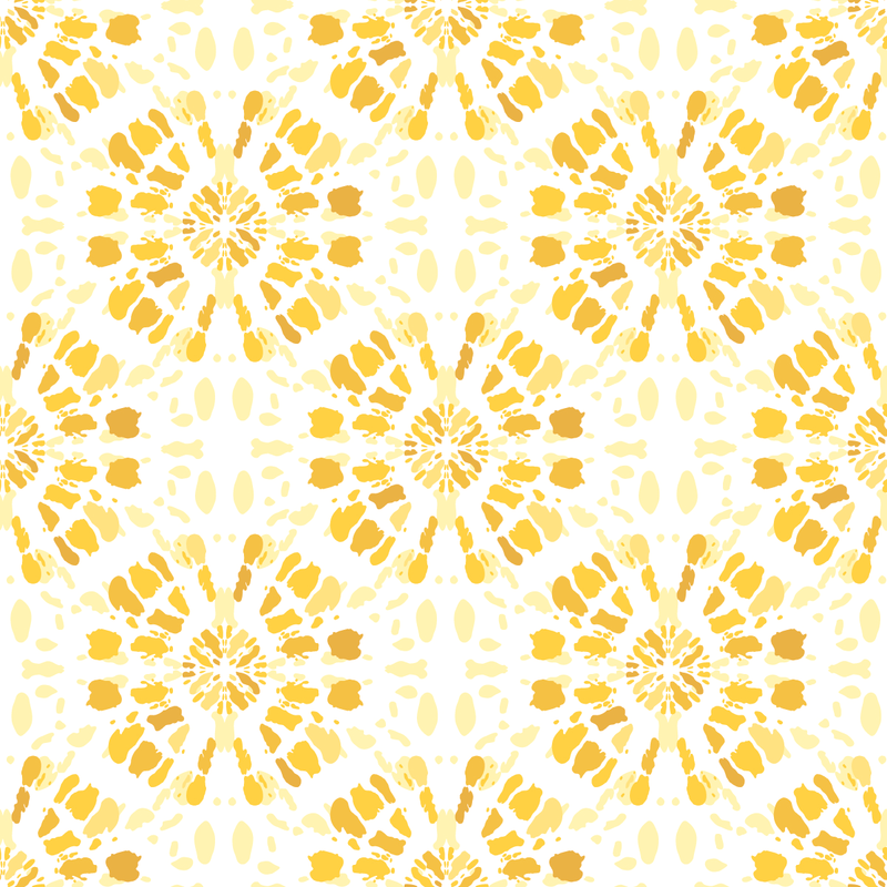 Brightly Yellow Pattern Wallpaper