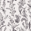 Black and White Wildflowers Wallpaper
