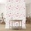 Contemporary Watercolor Wildflowers Wallpaper Fashionable